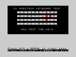 THE SINCLAIR ZX SPECTRUM SYSTEM TEST ROM CARTRIDGE